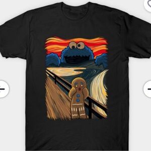 Black Graphic Short Sleeve Tee